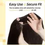 Телени екстеншъни S-noilite от 100% естествена Remy коса, снимка 4