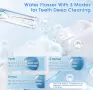 Зъбен душ AOSKYKA, безжичен иригатор за устна гигиена, 220 мл, 3 режима, 4 накрайника, снимка 3