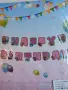 Банер Happy Birthday , Пепа пиг, Пес патрул, Барби, Майнкрафт, Соник, снимка 3