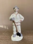 Винтидж порцеланова статуетка „Работник с лопата“, СССР, снимка 1