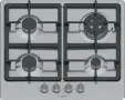 BOSCH Газов плот 60 cm Неръждаема стомана Серия 6, снимка 2