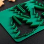 3210 Шаблон резец за коледни сладки 3D Елхи, снимка 3