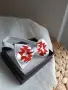 Детска папионка с машинна бродерия, снимка 1
