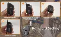 Защитно стоманено въже с код за ловна камера 2 м – против кражба, снимка 5