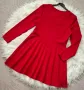 Червена кукленска еластична рокля, снимка 3
