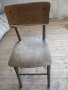 Столове  -4 дървени старинни и 2 метални-с дефекти  и подлежащи на ремонт, снимка 3