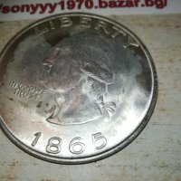 монета 1865-долар 2802211733, снимка 1 - Колекции - 31987482