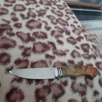Нож на Андрей Бирюков от К340 стомана закалена на 62hrc, снимка 9 - Ножове - 37502436