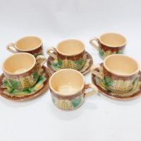6 керамични чаши за чай+3 керамични чинийки(12.3), снимка 7 - Чаши - 40708450