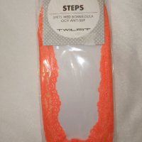 Steps -Неоново-оранжеви  нови дантелени терлички, снимка 5 - Други - 42379162