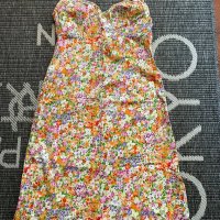 Цветна рокля с презрамки, снимка 1 - Рокли - 40618902