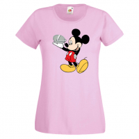 Дамска тениска Mickey Mouse Lexus .Подарък,Изненада,, снимка 5 - Тениски - 36528719