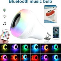LED музикална Bluetooth крушка ОЕМ Bulp lamp, снимка 3 - Bluetooth тонколони - 30224461