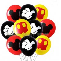 Мики Маус  Mickey Mouse части тяло латекс балон балони парти рожден ден, снимка 1 - Други - 30523409