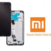 Нов 100% Оригинал LCD Дисплей за Xiaomi  Redmi  Note 8  (2019) + тъч скрийн + рамка, снимка 2 - Резервни части за телефони - 31587637