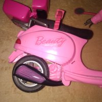  Ретро 2008 Barbie Pink Vespa Scooter Bike, снимка 4 - Кукли - 32075949