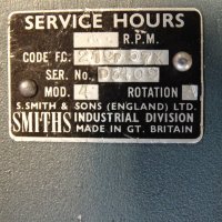 механичен брояч на часове Smiths& Sons Service Hours mod.4 FC.219F57X, снимка 3 - Резервни части за машини - 42540024