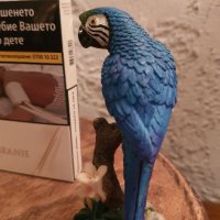 Малка Стара фигура на папагал, 9.5см Германия., снимка 4 - Колекции - 35372237