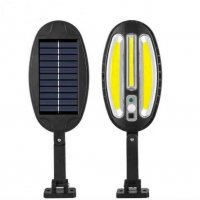 Соларна LED улична лампа 300 W ,HB8288A, овална, 138 LED COB, снимка 2 - Прожектори - 37541557