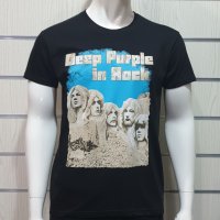 Нова мъжка тениска с трансферен печат на музикалната група Deep Purple - Deep Purple in Rock, снимка 1 - Тениски - 27823797