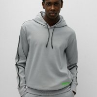 hugo boss denry hoodie - страхотно мъжко горнище КАТО НОВО, снимка 2 - Спортни дрехи, екипи - 39700708