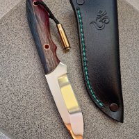 Ръчно изработен ловен нож от марка KD handmade knives ловни ножове, снимка 3 - Ловно оръжие - 44506399