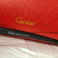 Cartier висок клас мъжки слънчеви очила с дървени дръжки, снимка 10 - Слънчеви и диоптрични очила - 42830684