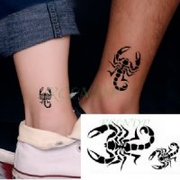 2 черни скорпиона Скорпион  временна татуировка татос татус Tattoo, снимка 4 - Други - 31628717