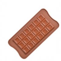 Плочка шоколад квадратчета шоколадов блок силиконов молд форма шоколад гипс фондан, снимка 2 - Форми - 33373000