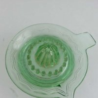 Антикварна стъклена лимоноизтисквачка, снимка 5 - Антикварни и старинни предмети - 29710268