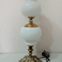 Комплект от две старинни лампи - лампа, снимка 2 - Настолни лампи - 44742789