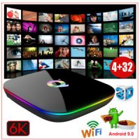 Супер Мощен Smart TV BOX Android 9.0 Q Plus тв бокс, снимка 2 - Плейъри, домашно кино, прожектори - 29524849
