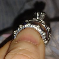 Двоен пръстен със Сърце, снимка 6 - Пръстени - 39869612