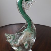 Лебед от цветно стъкло Murano , снимка 9 - Колекции - 31716504