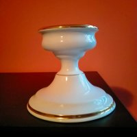 Стилен Порцеланов Свещник Gilde Gold Dekor Porcelain, снимка 8 - Колекции - 39487027