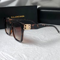 Balenciaga дамски слънчеви очила котка котешки очи 2 цвята, снимка 10 - Слънчеви и диоптрични очила - 40789932