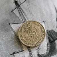 Монета - Великобритания - 2 шилинга | 1948г., снимка 1 - Нумизматика и бонистика - 34332025