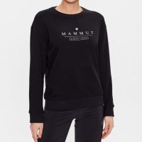 Дамска памучна блуза Mammut Core ML Crew, черна, размер М и XL, снимка 2 - Блузи с дълъг ръкав и пуловери - 42355146