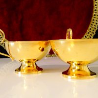 Немски позлатени чаши, снимка 6 - Антикварни и старинни предмети - 42241108