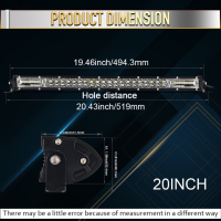 LED БАР 180W - 50 см, снимка 3 - Аксесоари и консумативи - 44926939