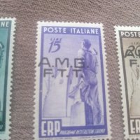Пощенски марки 1949 Италия зана Триест А, снимка 3 - Филателия - 44490857