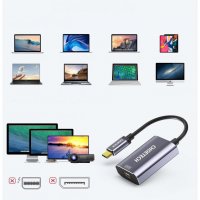 Адаптер Choetech Unidirectional, USB-C към Mini DisplayPort, 4K, 60Hz, снимка 3 - Кабели и адаптери - 39260093