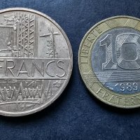 Монети . Франция . 2 бройки. Френски франкове., снимка 2 - Нумизматика и бонистика - 38225278