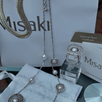 Misaki сребърен комплект колие и пръстен, снимка 2 - Бижутерийни комплекти - 44708553