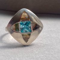 Сребърен руски пръстен , снимка 1 - Пръстени - 42099662