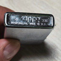 Original D Zippo XIII Street Chrome Classic , снимка 3 - Колекции - 44737811