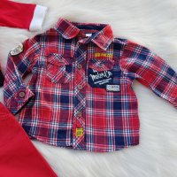 Риза панталон и коледна блуза 3-6 месеца, снимка 7 - Комплекти за бебе - 30171674
