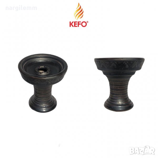 Чашка черно златна фунел ММ335, снимка 1