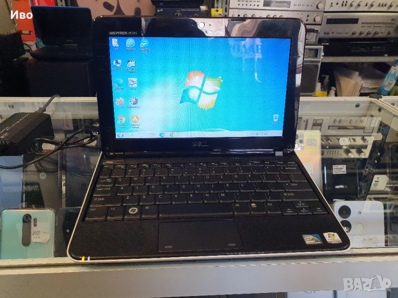 💻 10,1" Лаптоп Dell Inspiron mini 1012 Има зарядно. Преинсталиран, готов за употреба. RAM - 2GB, 1,, снимка 1