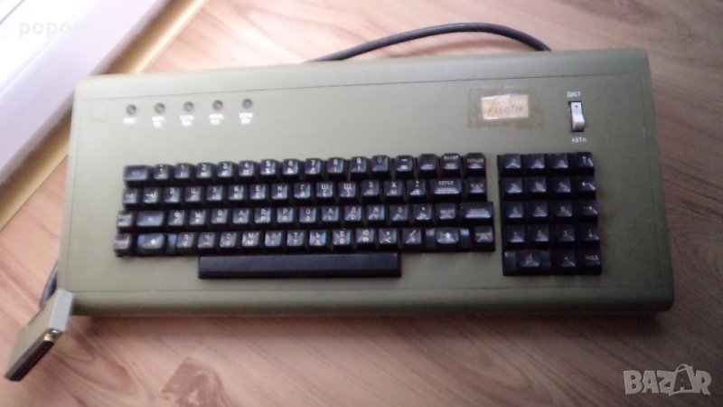 Стара дървена клавиатура, снимка 1
